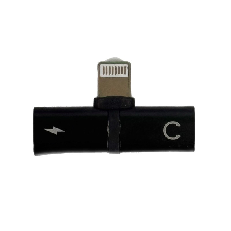 New Mini 2-in-1 Multi-Function Connector Adapter with Charge Port for iPhone