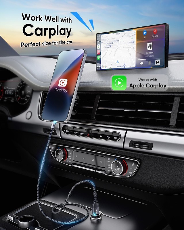 USB-A to Lightning Cable 2FT, 2Pack [MFi Certified] USB to Lightning Cable for C gallery