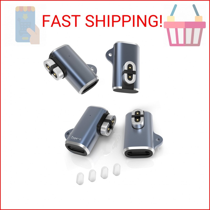 Yaekea 4Pack USB-C Adapter for Shokz Headphones Magnetic USB-C Charging Cable Ad