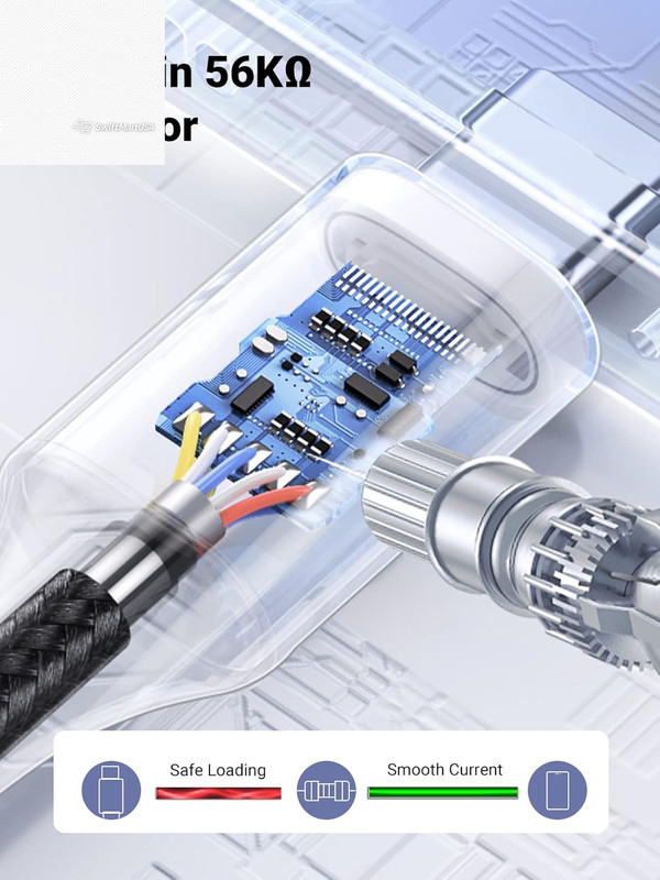 UGREEN USB to USB C CarPlay Cable Braided Type C Fast Charger Cord for Car 3.3FT gallery