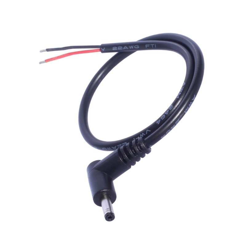 Right Angled 3.5x1.35mm Male Plug Flexible Power Cord 3.5mmx1.35mm Male Charging gallery