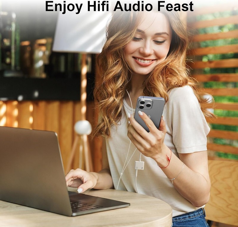 [Apple Mfi Certified] Lightning to 3.5Mm Headphone Jack Adapter,2Pack Iphone Hea gallery