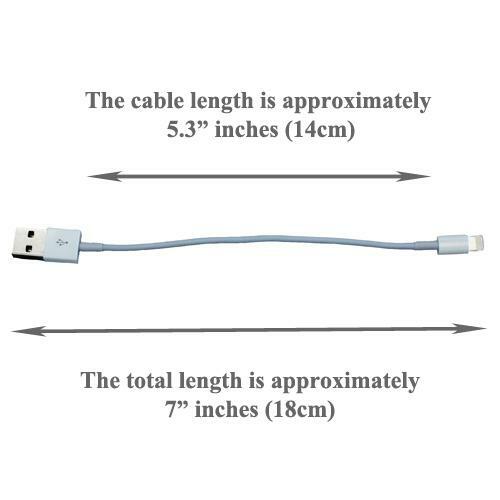 For iPhone 11 12 13 14 XS XR Pro Max SHORT USB CABLE FAST CHARGE POWER CORD WIRE gallery