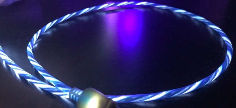 FLOWING LED LIGHT-UP USB charge Data Sync Cable charger FOR SAMSUNG LG HTC MICRO gallery