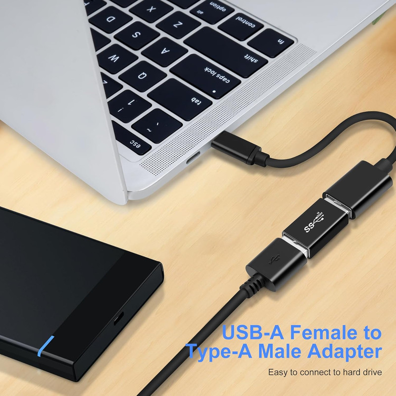 USB 3.0 Male to USB3.0 Female Adapter (2 Pack), OTG 3.0 USB a to 3.0 USB-A Expan gallery