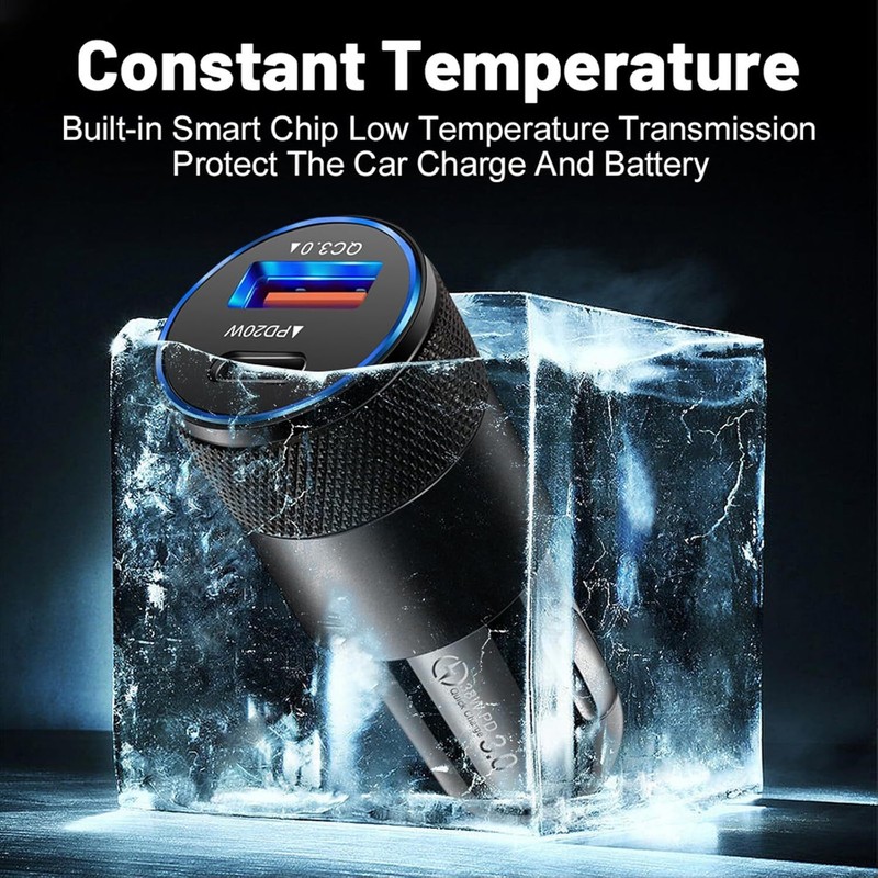 3X PD USB Type-C 38W Fast Car Charger Adapter Plug Lot For iPhone17 16 Android gallery