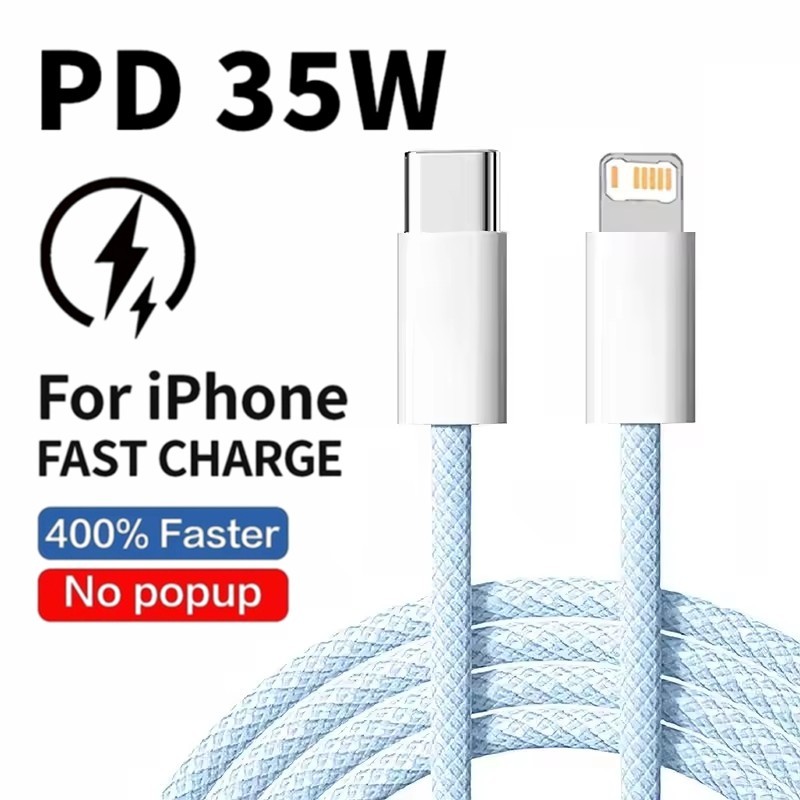 35W Fast Charge PD Cable For iPhone 13 14 Pro Max 11 12 mini X XR XS Max 7 8 Plu