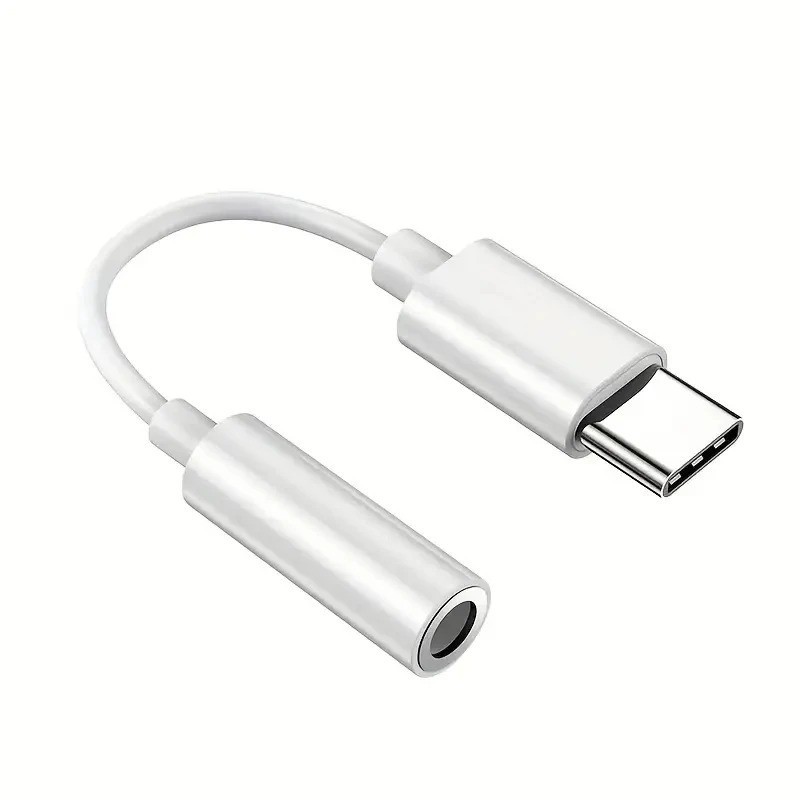 USB C To 3.5mm Audio Adapter Aux Headphone Jack Dongle Cable For Phone