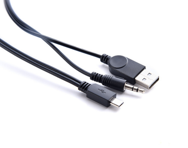 5pcs Audio data cable micro 5p card reader speaker 3-in-1 plug charging lines gallery