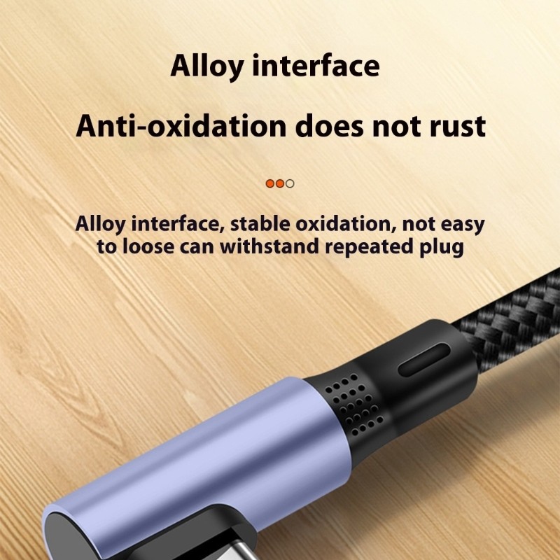 15/25/50cm Short 66W USB USB to Type C Cable 90 Degree Elbow USB To Type C Cable gallery