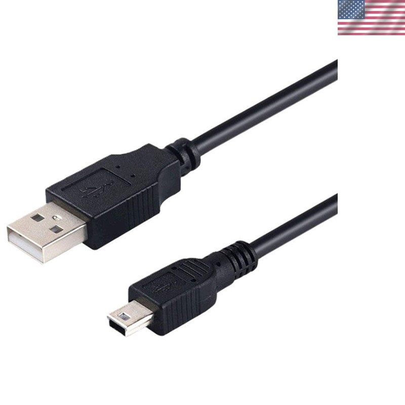 5ft Mini USB Charging Cable for Uniden Bearcat BC125XLT & SCanners – Tangle-Free