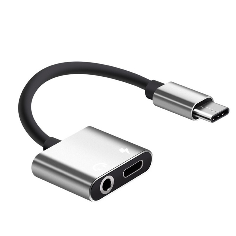 1 Aluminum Alloy Type-C to 3.5mm Headphone Adapter Audio Adapter