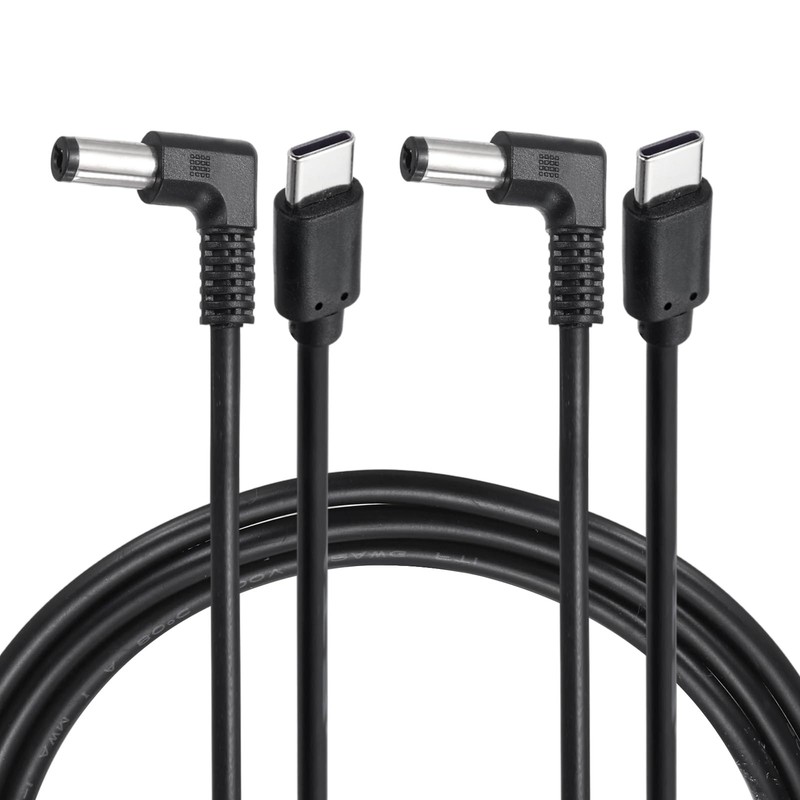 MECCANIXITY USB C to DC Power Cable 12V 3A 36W 5.5×2.1mm 6.6ft USB C to DC Ba…