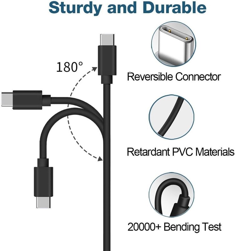 USB C Charger Cable Charging Compatible with SHOKZ New OpenRun Black gallery