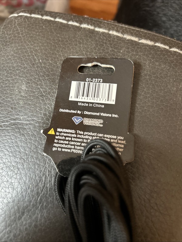 Diamond Visions Cobra Cord Micro to USB Charge and Sync Cable Black 10 Feet gallery