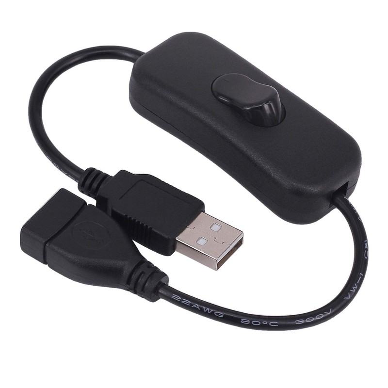 3 Pack Male to Female USB Cable with On/Off Switch USB Extension Inline Rocker gallery