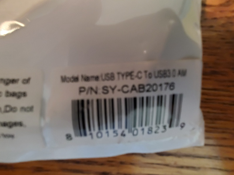 USB3.1 Type-C to USB3.0 AM L=1m Data Cable gallery