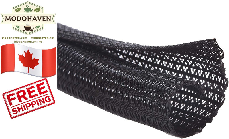 10ft - 1/2 inch Cord Protector Wire Loom Tubing Cable Sleeve Split Sleeving For