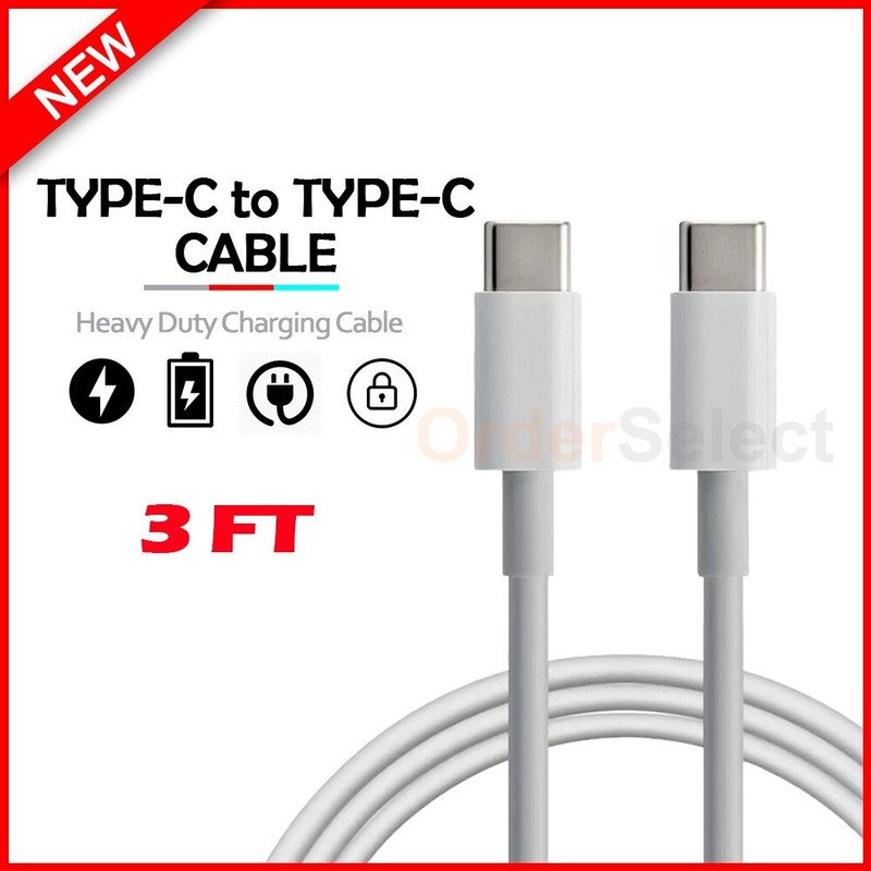 USB C to USB C Cable 3A Charger Cord for Huawei Pura 70 Ultra/ OnePlus Ace 3 Pro