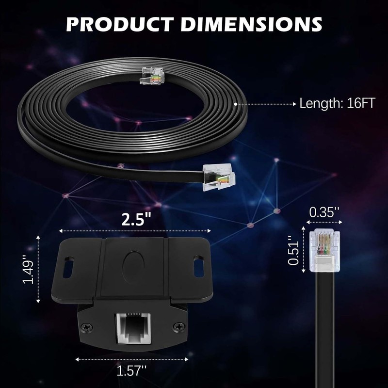 Universal Bass Knob Control with 5M/16FT Cable Extension Cable，4-Pin Bass Vol... gallery