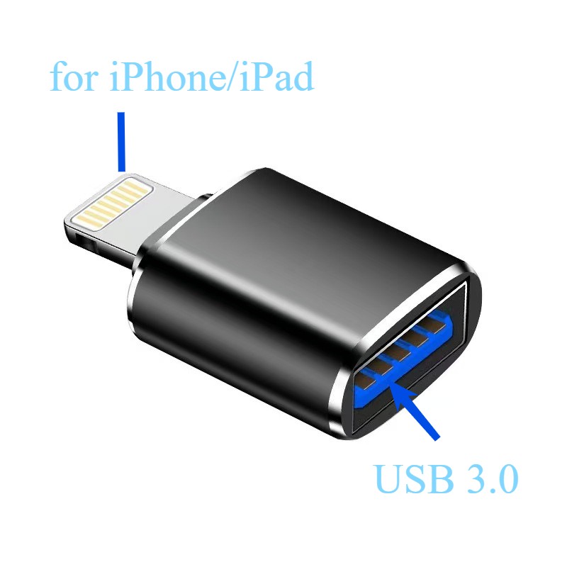 To USB 3.0 OTG Adapter for iPhone iPad Camera Card Reader Flash Drive gallery