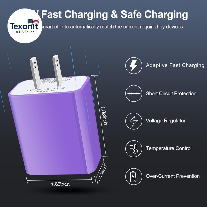 18W QC3.0 18W Android Charger Adapter Fast Micro USB Cable Charger Cord Compatib gallery