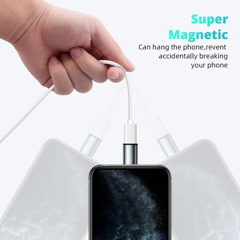 USB C (Female) to Micro USB/USB C (Male) Adapter [2 in 1 Fast Magnetic Charge... gallery
