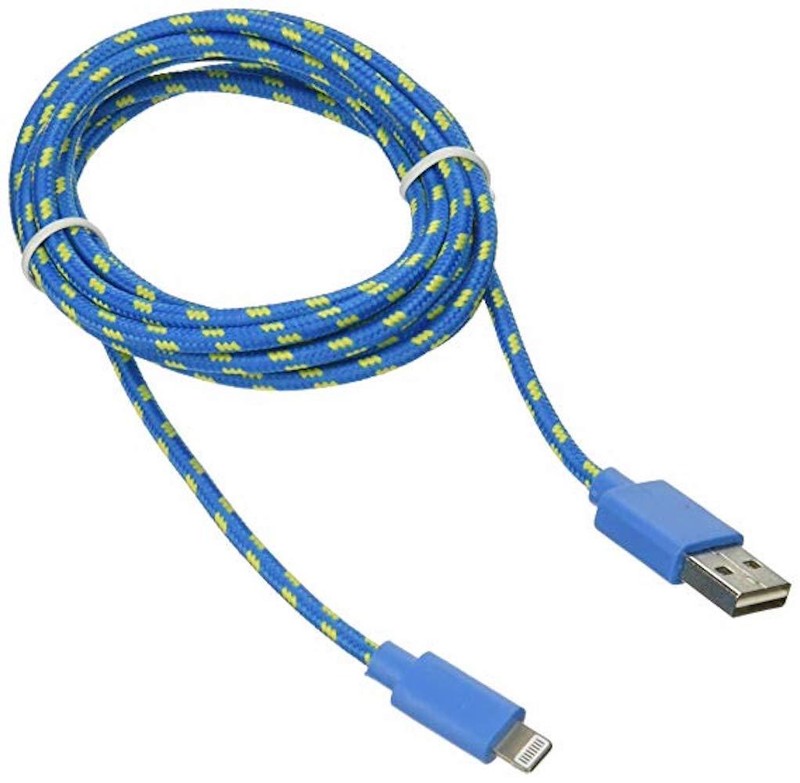 Woven Fabric Braided USB Data Sync Cable charger FOR iphone X 8 7 6 5S FOR nano gallery