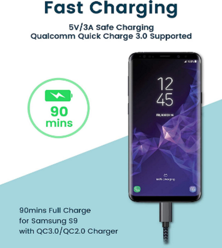 ✅ CARICABATTERIA CAVO USB Type C FAST PER HUAWEI MOTOROLA CARICATORE SAMSUNG gallery