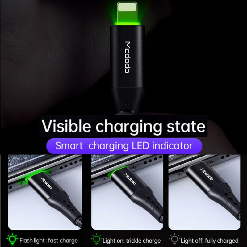 Mcdodo USB-C Type-C PD Fast Charger Adapter Cable for iPhone 13 12 11 XS XR X 8 gallery