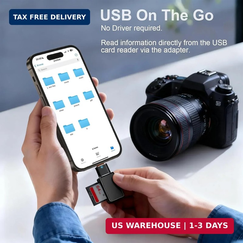 6 Pack USB C to USB Adapter, USB C Male to USB 3.0 Female OTG Adapter for iPhone gallery