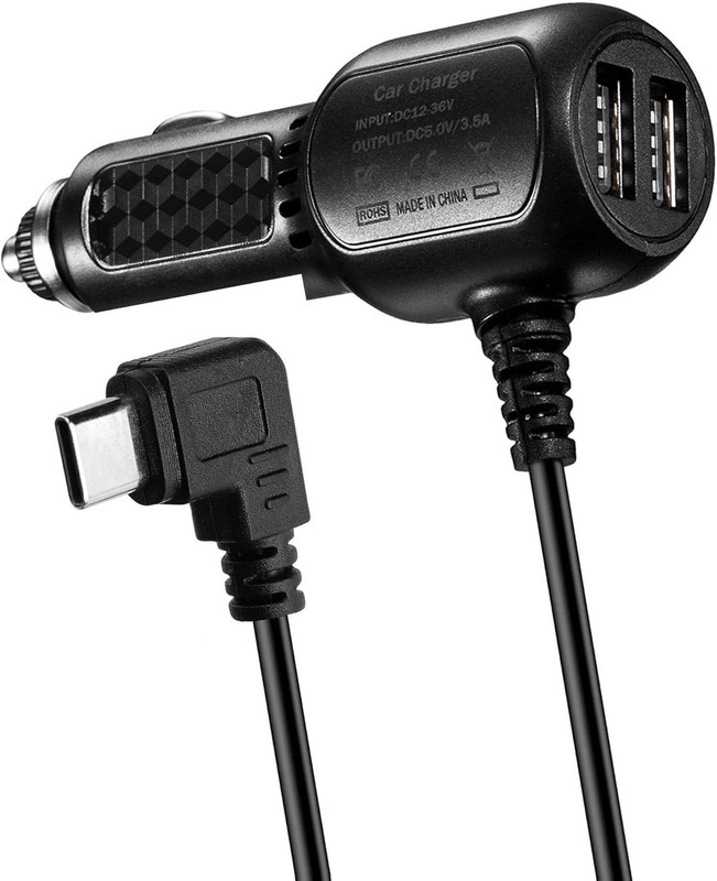 Dash Cam Type C Power Cable Adapter USB-C Port Dashcam Compatible for REDTIGER F gallery