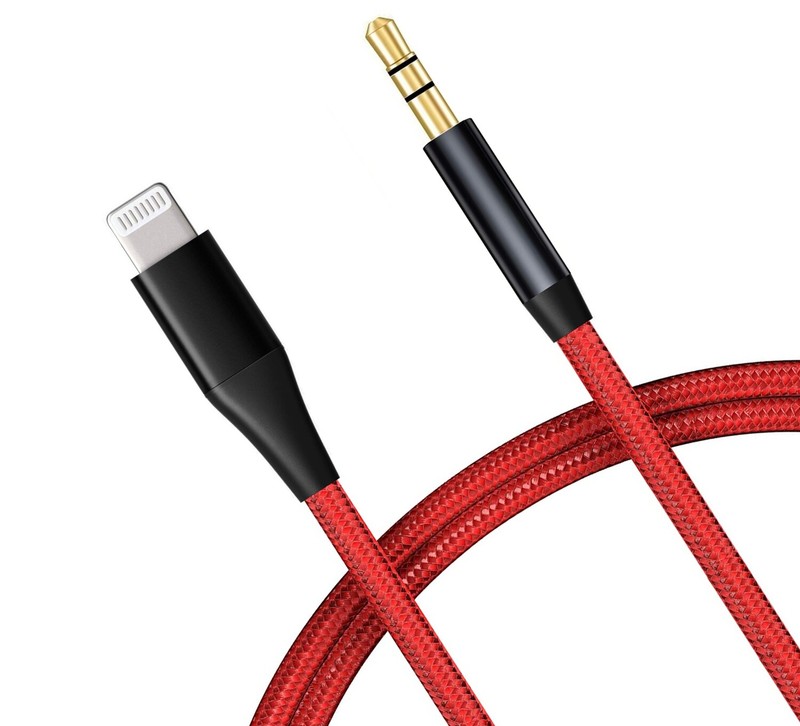 3.5mm Aux Cable Audio Cord Car Stereo Aux-in Speaker Wire for Cell Phones