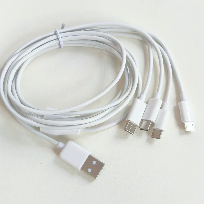 Compactly USB MultiCharging Cable for Type C and Micros USB Use 78.74inch gallery
