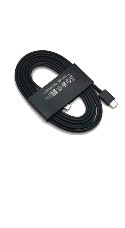 Genuine Motorola USB-C to USB-C Fast Charging Cable OEM Type C Data Sync Black gallery