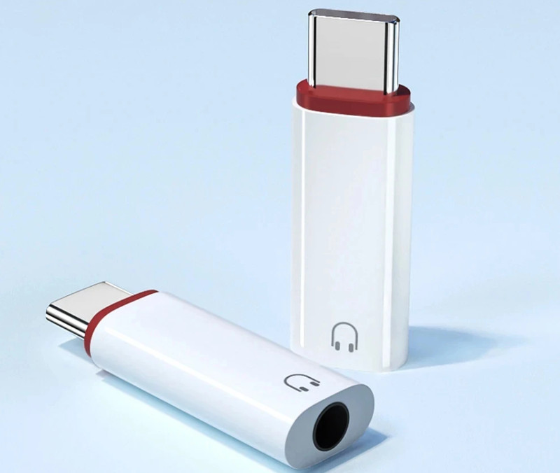 1/2 pc USB-C Type C Adapter Port to 3.5MM Aux Audio Jack Earphone Headphone Car gallery