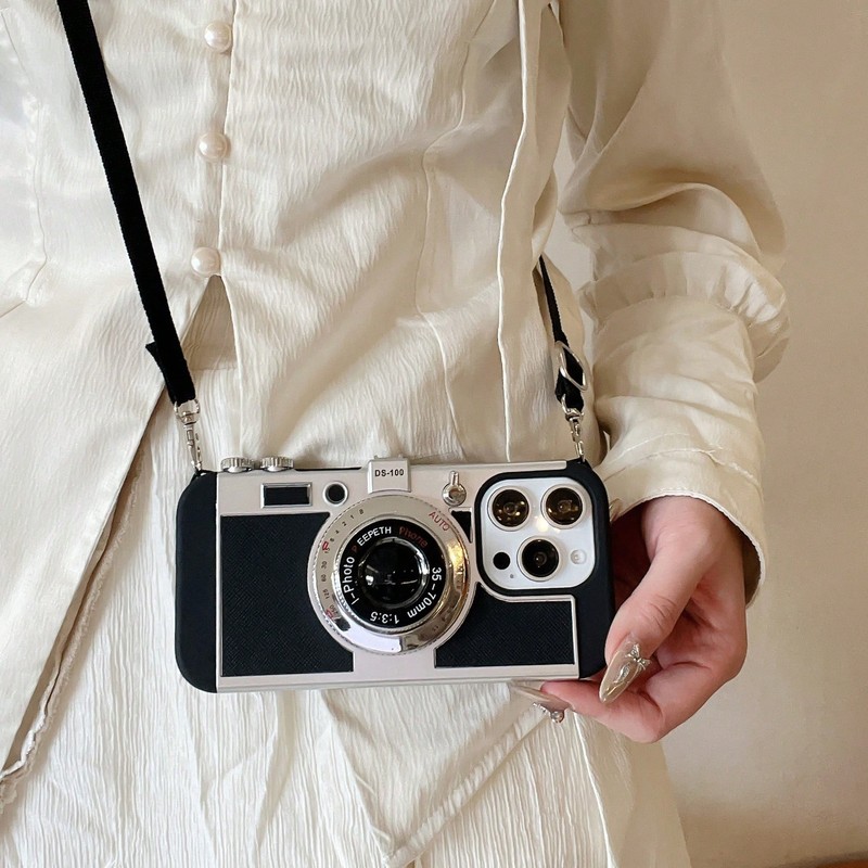 Funny 3D Camera Crossbody Phone Case for iPhone 14 Pro Max – Cute & Unique gallery