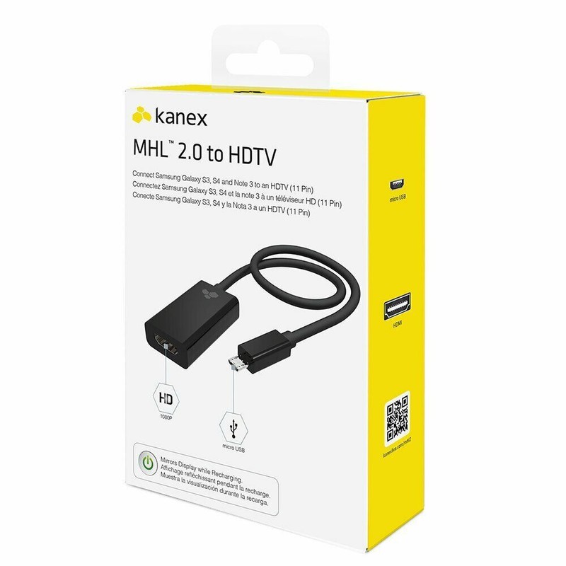 Kanex Laptop phone MHL 2.0 to HDMI HDTV out Adapter