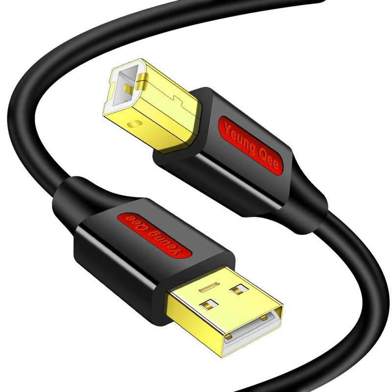 Printer Cable 15 FT,USB Printer Cable High Speed USB 2.0 A Male to Type B Mal…