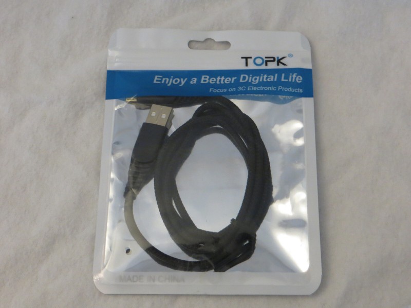 Topk Super Resilient Braided Micro USB Charger Cord Data Cable 3ft Black gallery