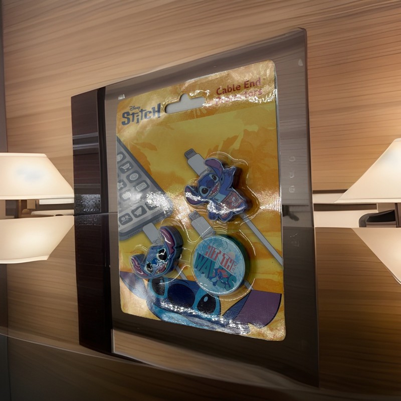 New 3 Set Of Disney Stitch Cable End Protector gallery