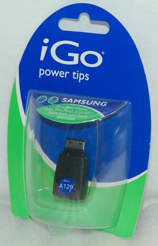 NEW iGo Samsung Cell Phone 20-Pin Power Charge A129 Tip M520 T429 U470 A737 M510