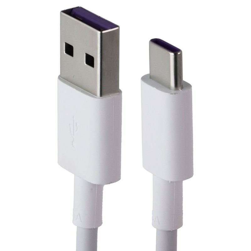 Huawei 3.3 Foot 5A SuperCharge USB-A to USB-C Charging Cable – White