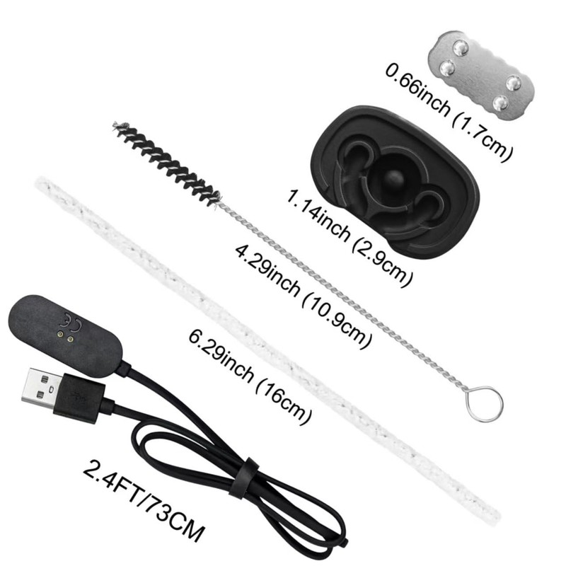 Charger Dock USB , [14+1] Cleaning Brush Kit, Parts gallery