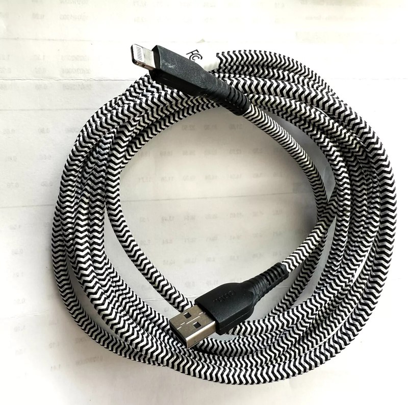 Onn 10-ft USB 8 Pin Charging Cable