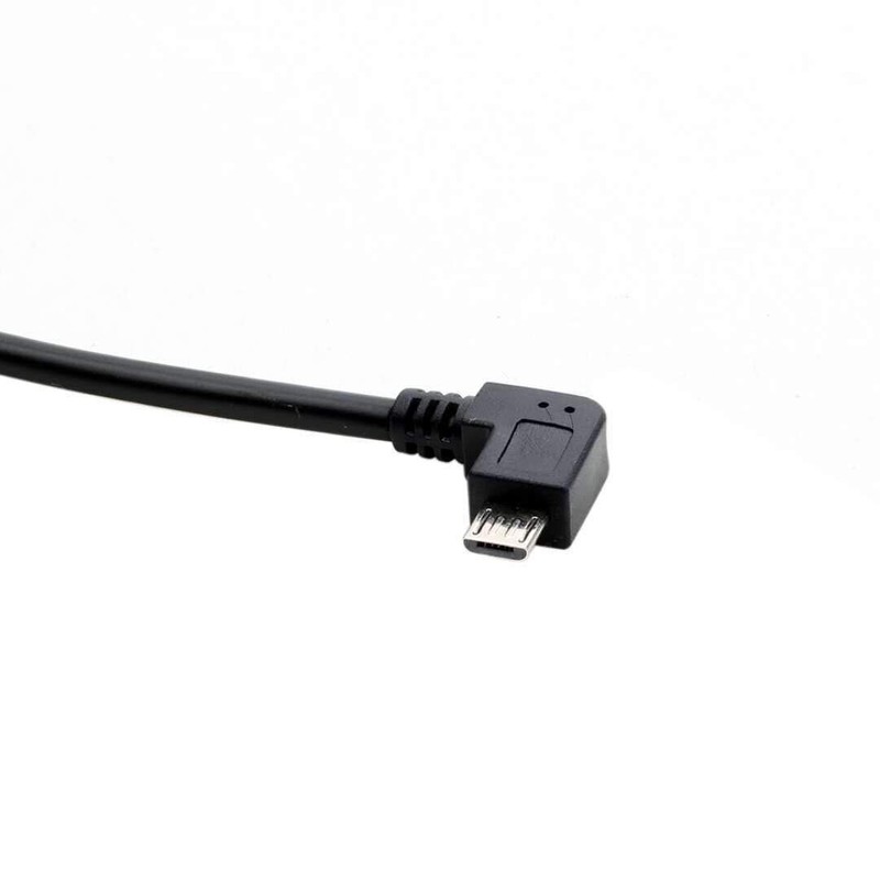5M USB 2.0 A to Micro B USB Power Cable Charge Cord 90 Degree Left Angle with... gallery