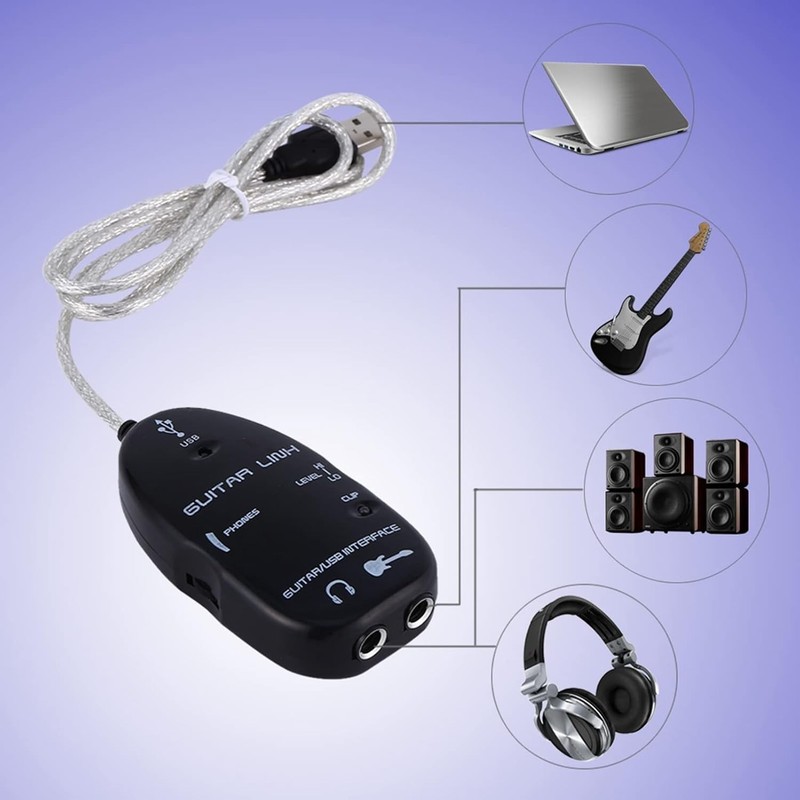 Easy Plug and Play USB Guitar Interface - Compatible with Multiple OS Systems gallery