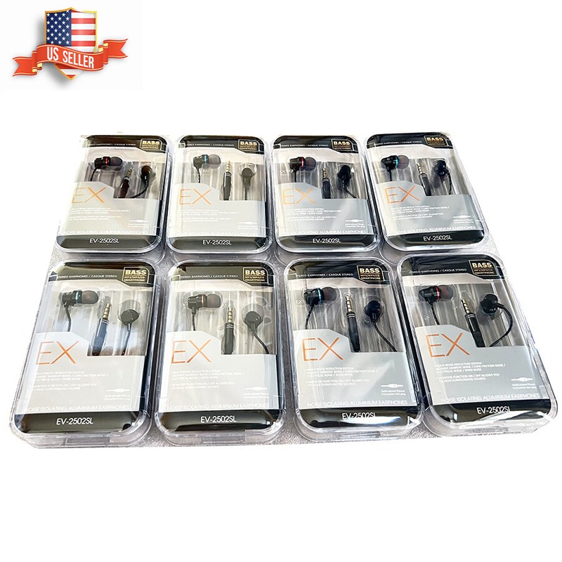 Wholesale Wired Earphones MP3 Music Headphones High Bass Stereo Bulk Lot UNICORN
