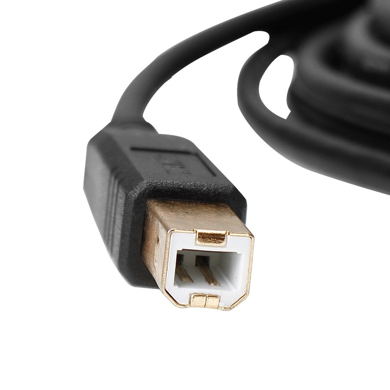25 ft USB 2.0 Printer Cable A-Male to B-Male Cord for Scanner Gold-Plated gallery