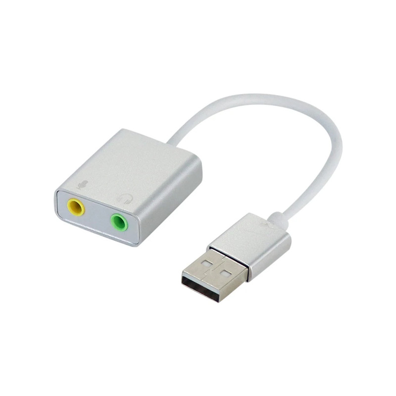 7.1 External USB Type C Sound Card Jack 3.5Mm USB Audio Adapter Earphone Micphon